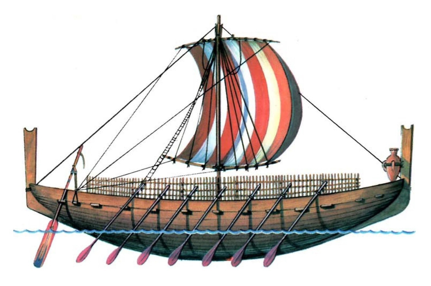 Финикийский торговый корабль