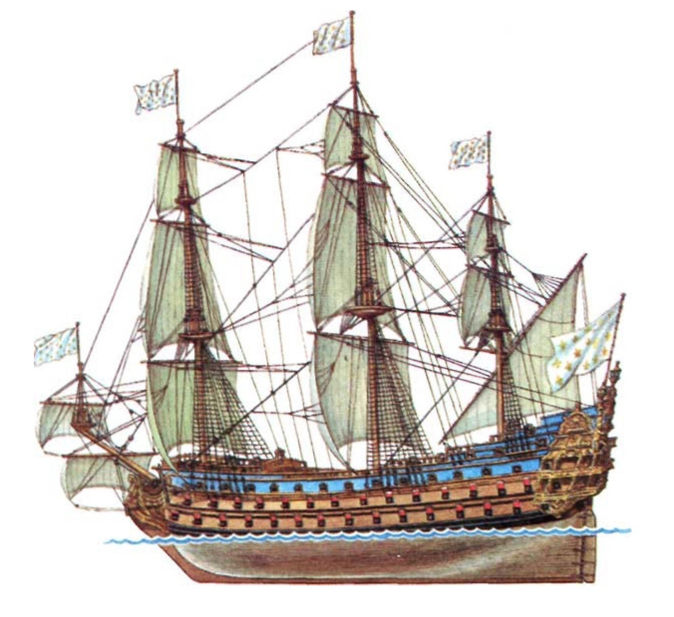 Французский линейный корабль "Солей Руайяль"