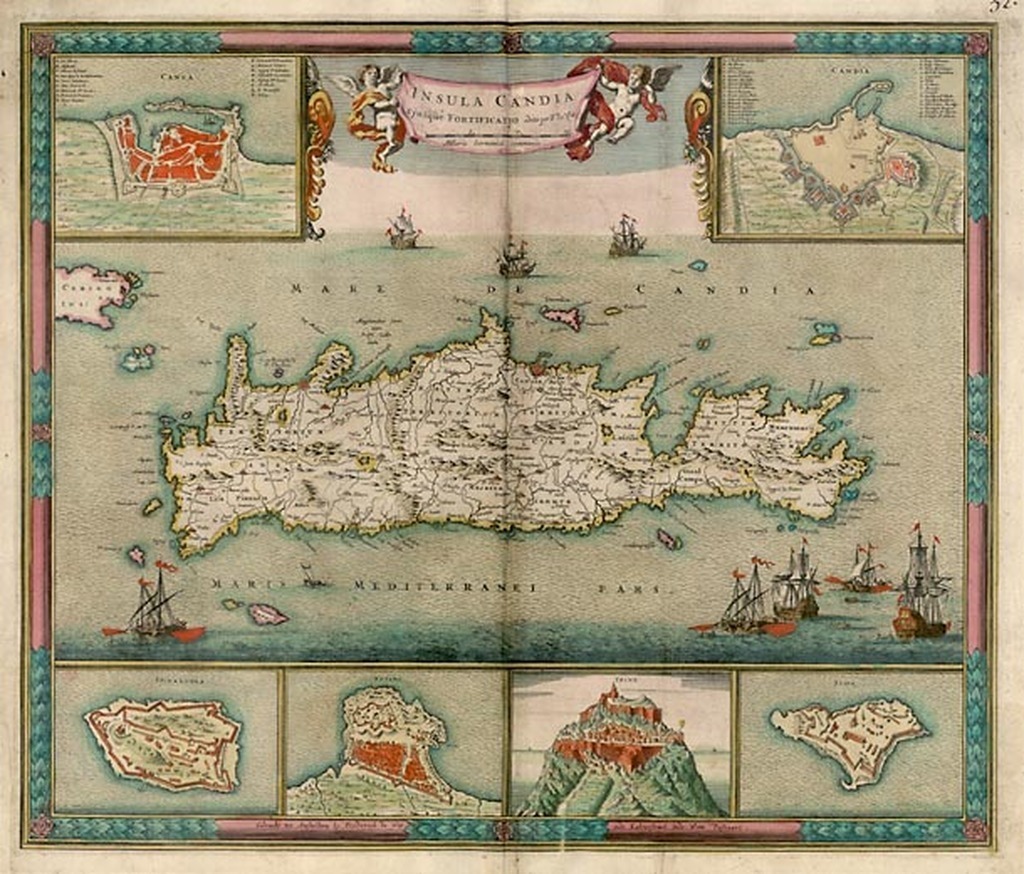 Крит старая карта