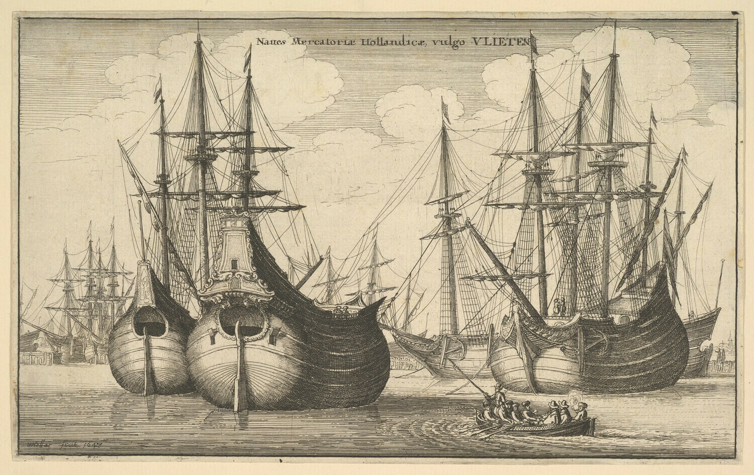 Голландские грузовые суда или флейты, 1647