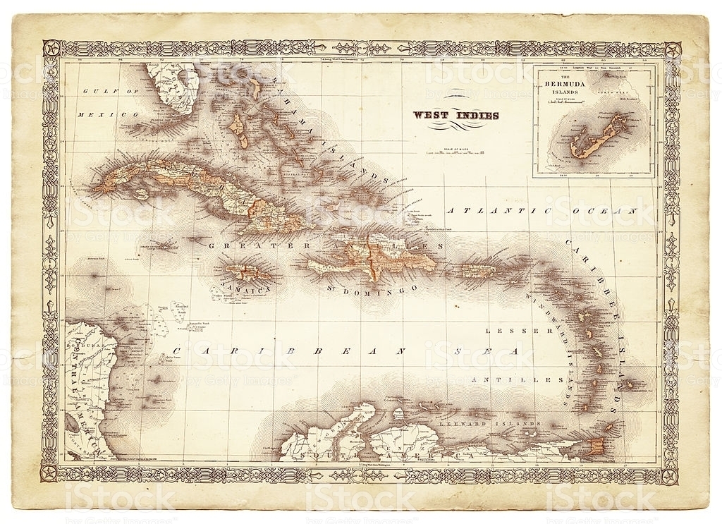 Карта Вестиндии