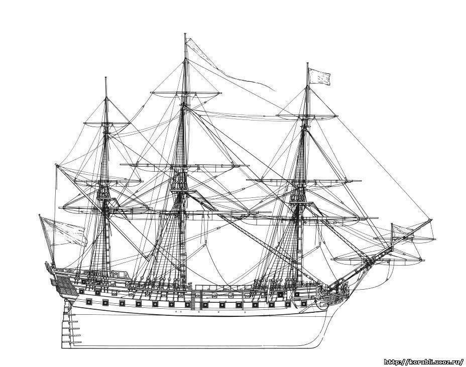 Парусный корабль Bellona