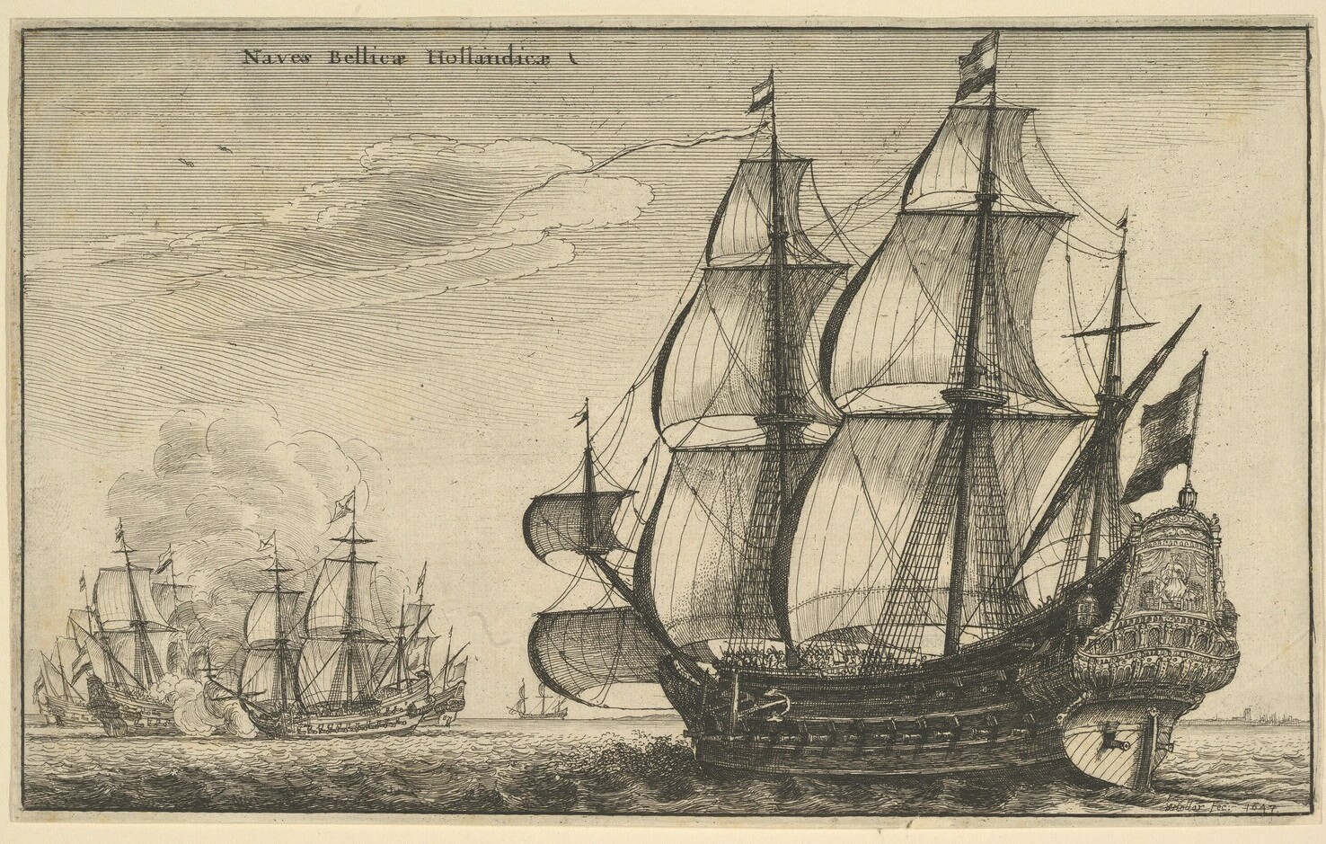 Голландские военные корабли,1647 год