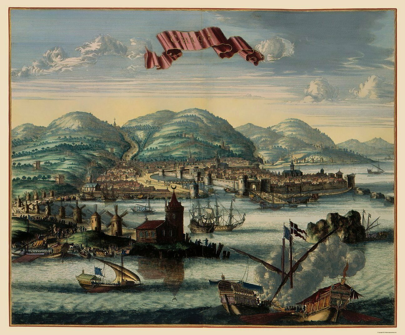 Остров Хиос 18 век