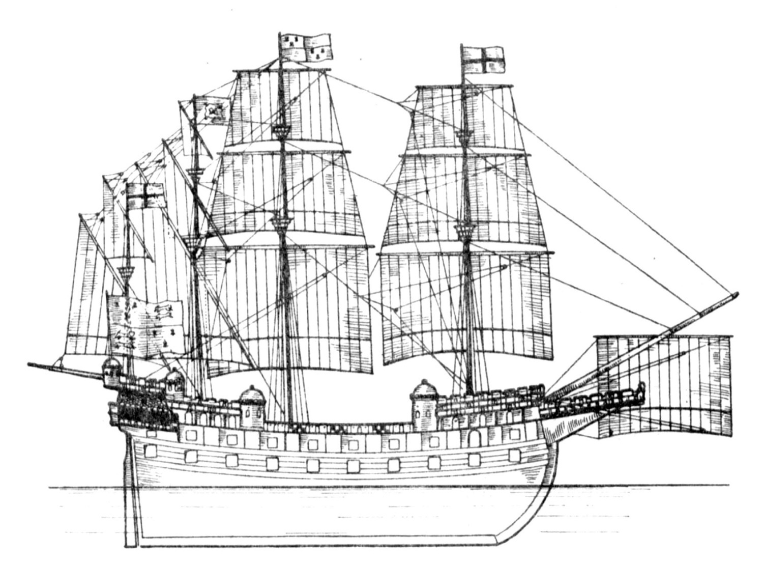 „Грейт Гарри” - судно Генриха VIII, 1514 г.