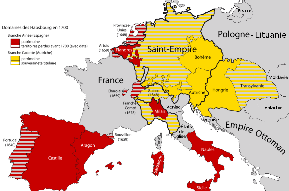 Карта Габсбургской империи