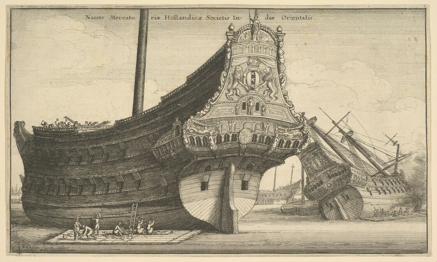 Корабль Голландской Ост-индской компании, 1647 год
