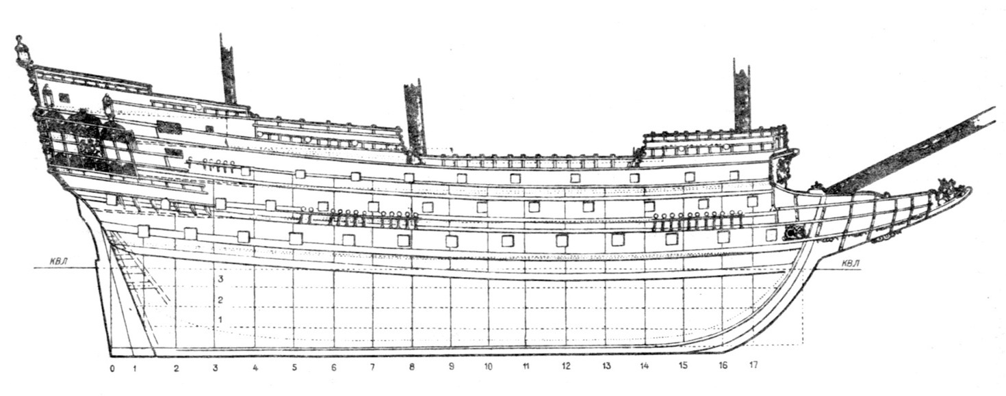 Английское военное парусное судно „Соверин оф зе Сиз”, 1637 г.