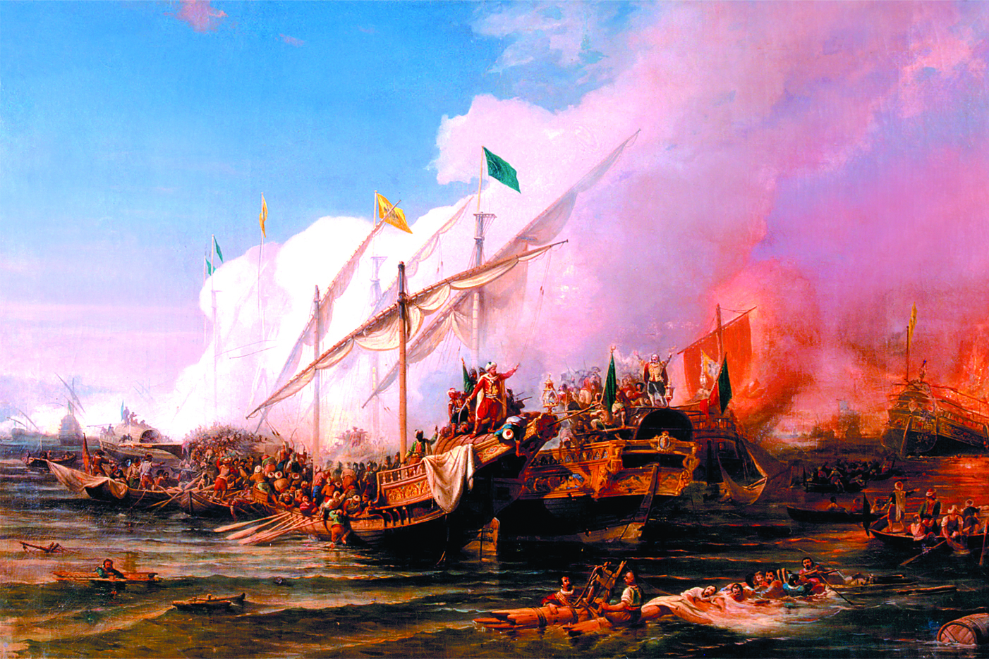 28 сентября 1538 г.
У залива Превезе на северо-западе Греции произошло морское сражение между силами флота Османской империи и коалиции флотов христианских государств