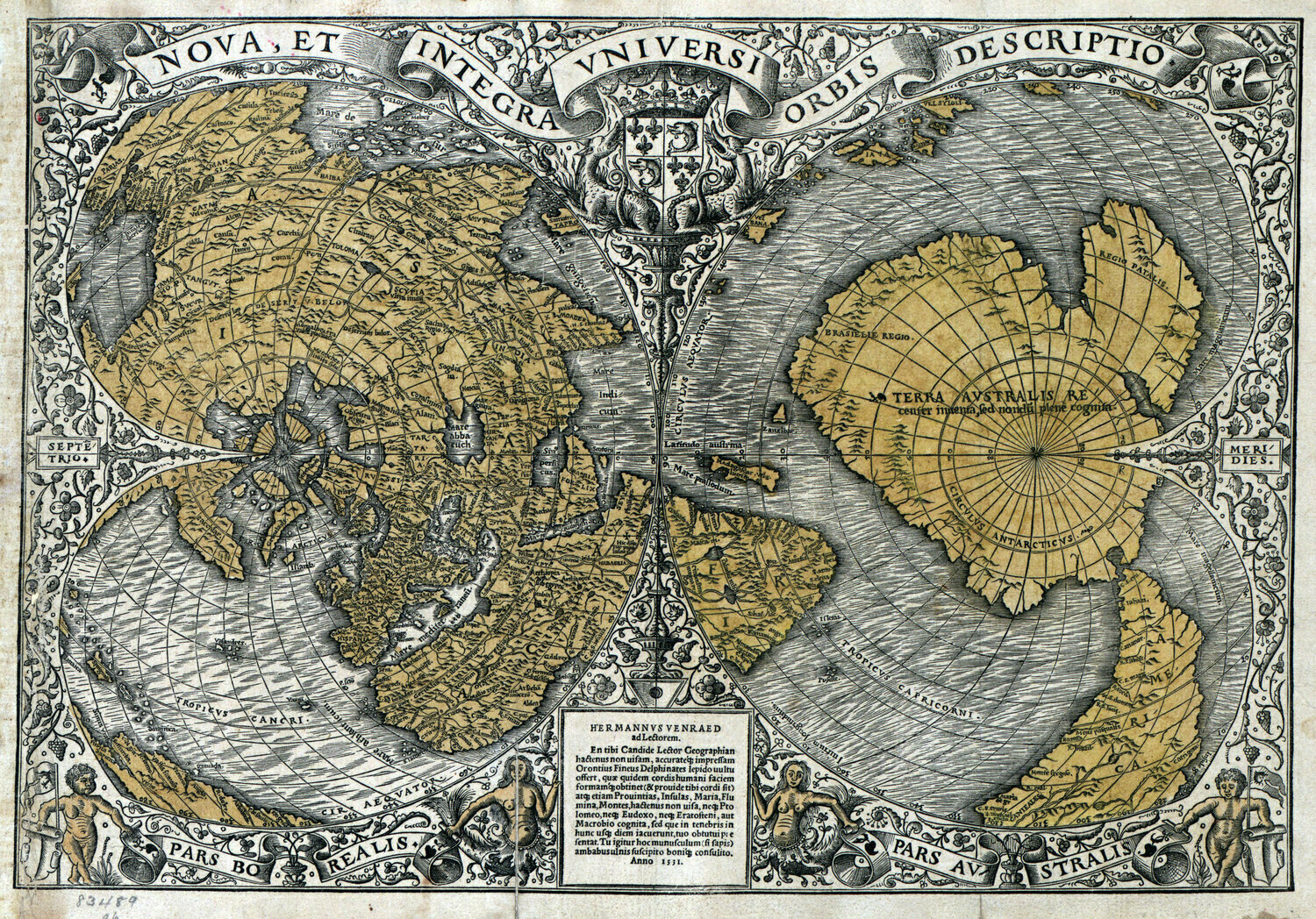Карта мира 1531 г.