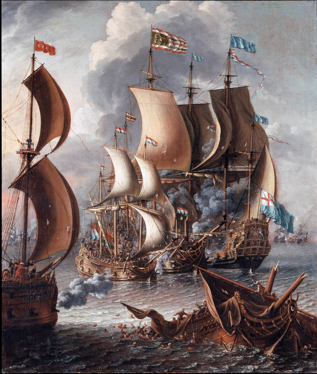 Морской бой с берберийскими корсарами