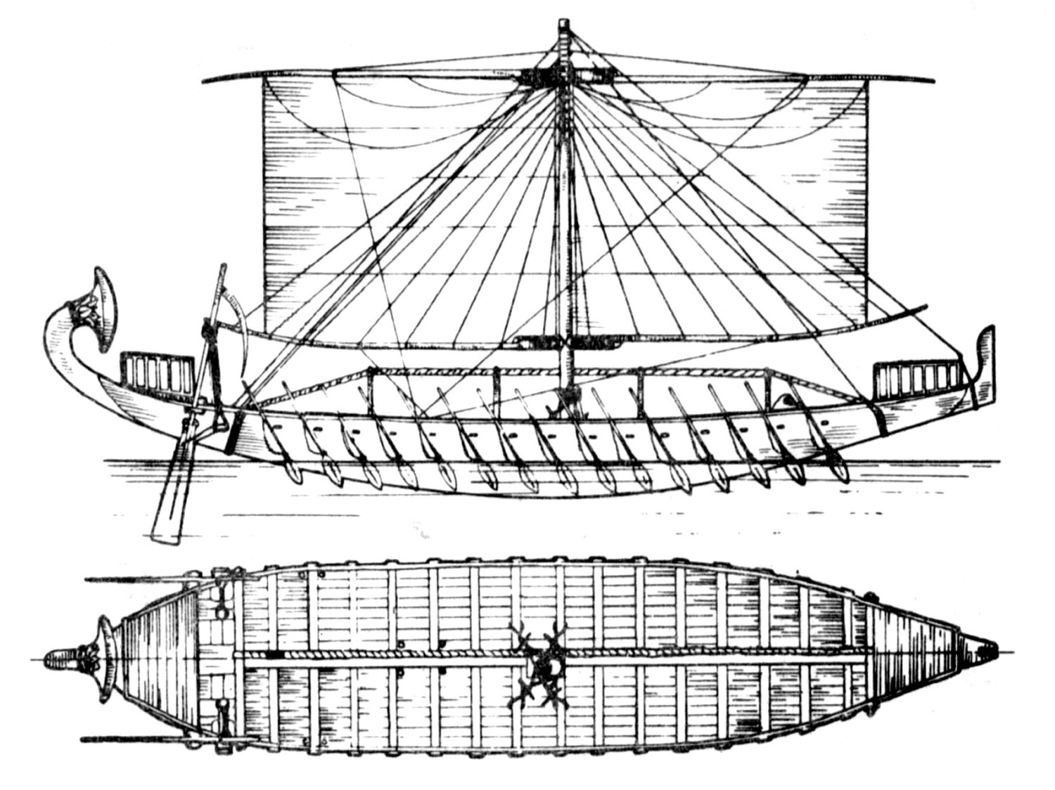 Египетское судно времен Нового царства, XVIII династия