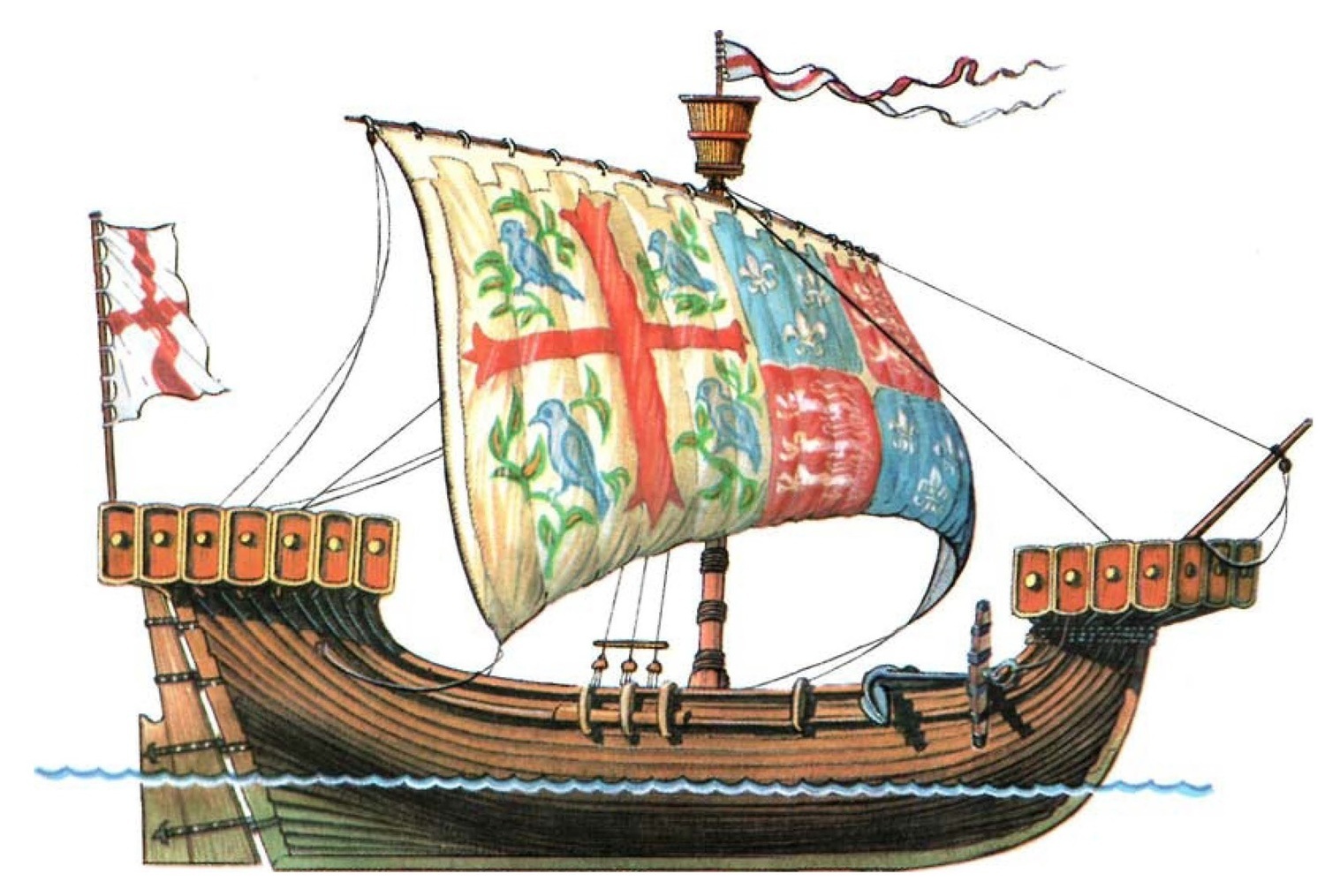 Английский купеческий корабль