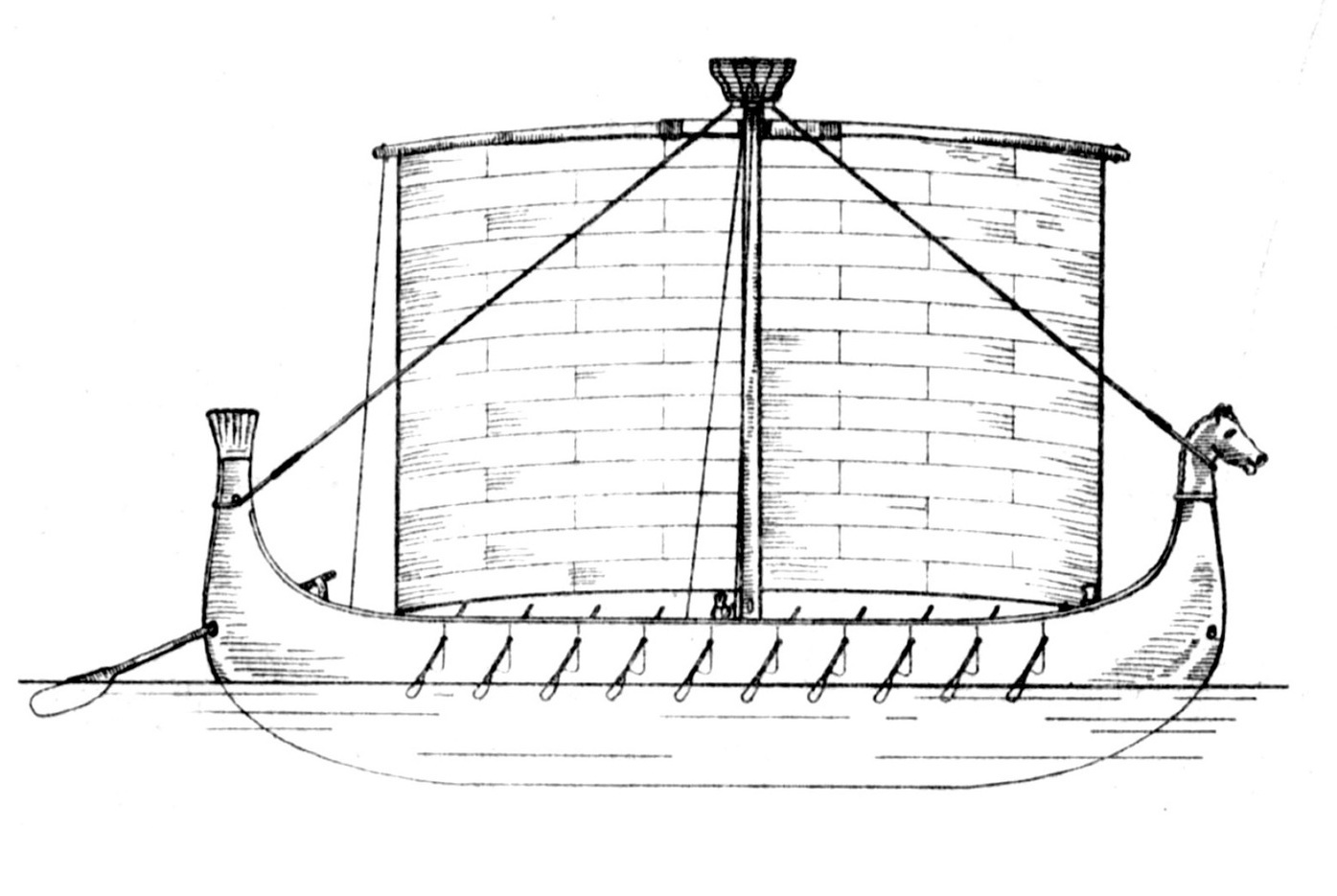 Финикийское торговое судно, 720 г. до н. э.