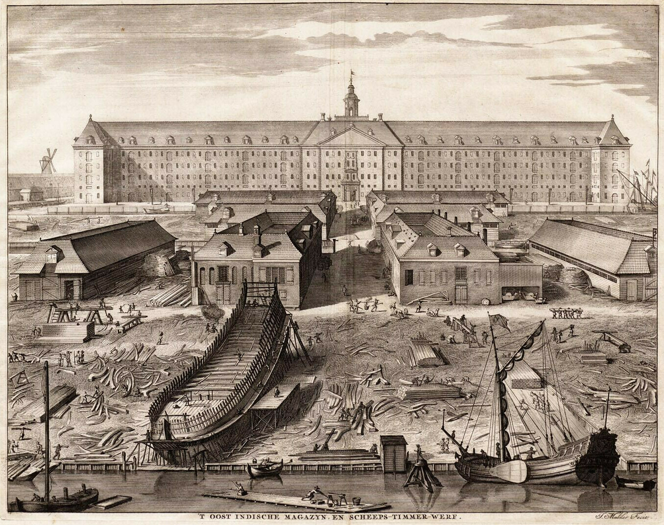 Штаб-квартира голландской Ост-Индской компании 17 век