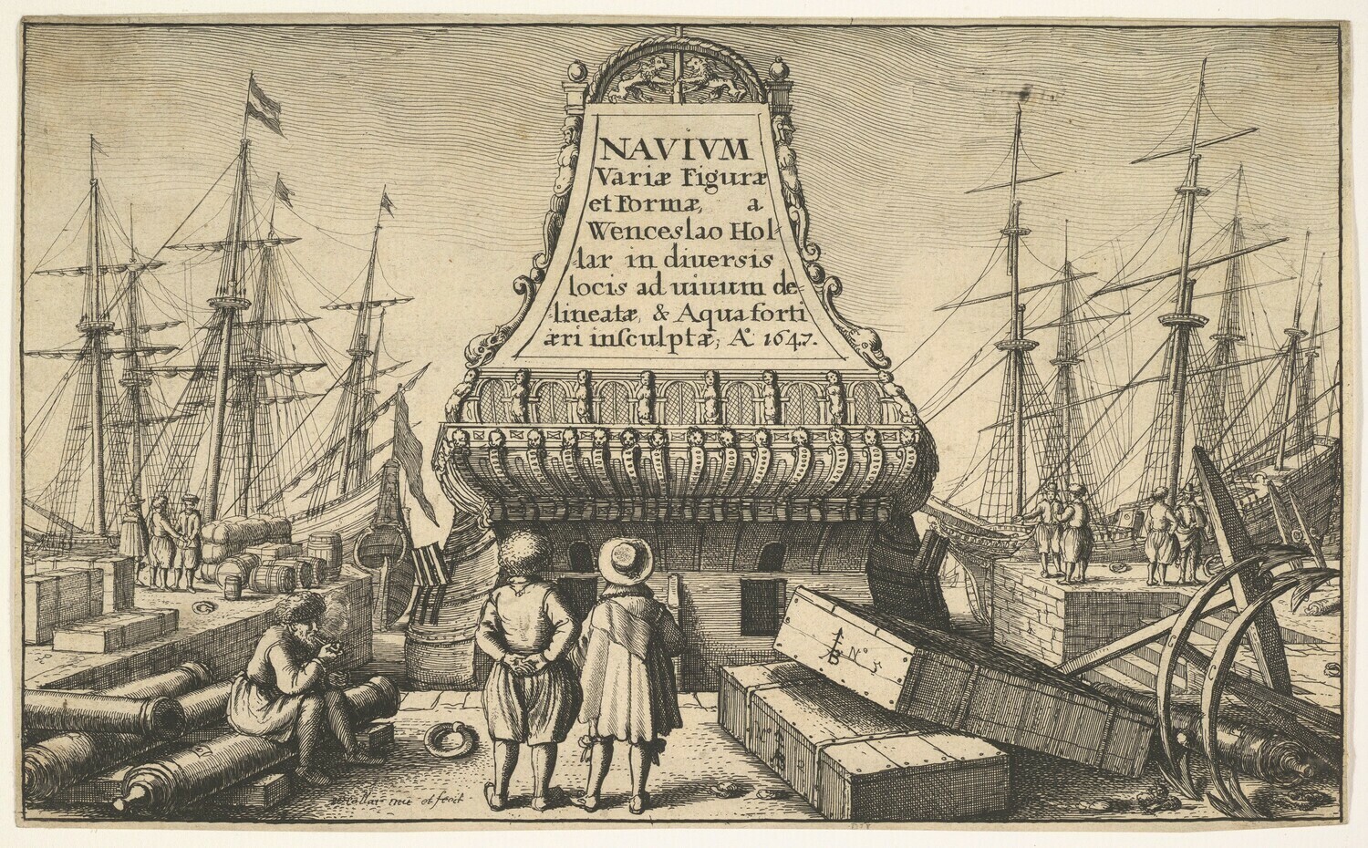 Голландские корабли,1647 год